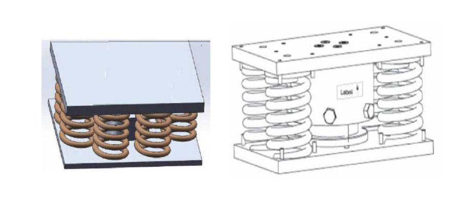 DAMPING POT VIBRATION 弹簧阻尼减震器