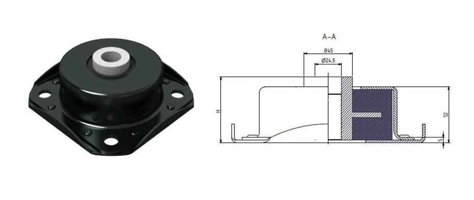 VTCI-3500F全金属隔振器