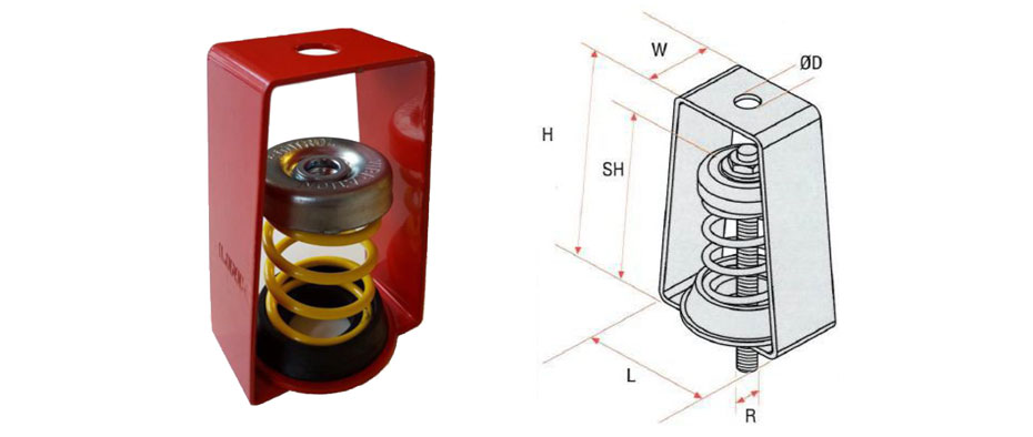 VT-RSH吊架弹簧减振器